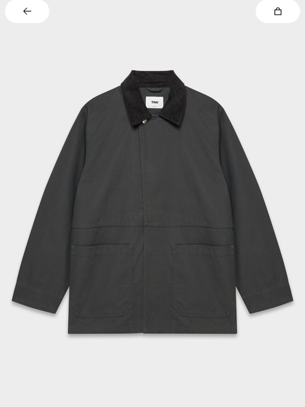 Aritzia Edison Chore Jacket - charcoal - Picture 4 of 9